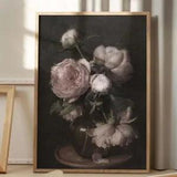 Vintage Flower Peony Art poster Choose your Size