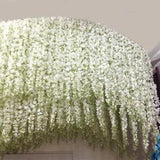 wisteria artificial flower rattan white silk hydrangea vine DIY Christmas decor