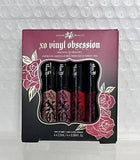 Kat Von D KVD XO Vinyl Mini Lip Cream Set: Blossom, Carnation, Tulip, Hollyhock