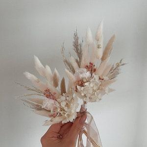 Small Bridesmaid Dried Flower Bunches, Preserved Flowers Favors , Gift for table, Natural Vase bouquets, Mini Dried Flowers Guests Gift