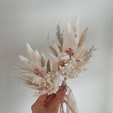 Small Bridesmaid Dried Flower Bunches, Preserved Flowers Favors , Gift for table, Natural Vase bouquets, Mini Dried Flowers Guests Gift