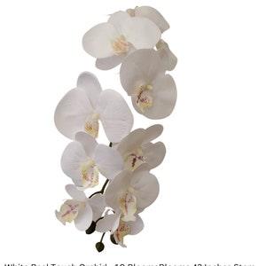 Real Touch Orchid Artificial Flowers for Bridal Bouquet Wedding Decor Craft Supplies Greenery For Floral Bouquets Faux Flowers Silk Flowers