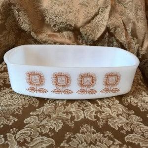 Federal Glass Milk Glass Loaf Dish