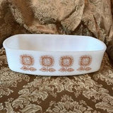 Federal Glass Milk Glass Loaf Dish