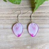 Orchid Earrings, Orchid Jewelry, Magenta Earrings, Purple and White Orchid Flower, Flower Jewelry, Orchid Gift, Orchid Plant, Orchid Petals