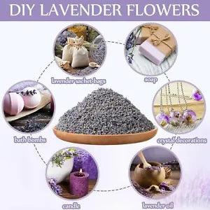 Bulk Dried Lavender Buds Fragrant Flower Petals DIY Gift Crafts Home 3 Pound