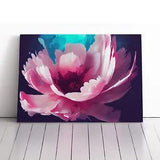 Dreamy Peony Flower Abstract Canvas Print Wall Art Framed Picture Large