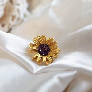 Billing | DIY Sunflower Brooch | Women Decor | Pin Accessories | Minimalist Bunch of Flower | Jewellery Gifts for Her