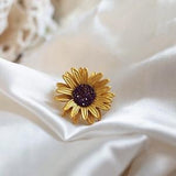 Billing | DIY Sunflower Brooch | Women Decor | Pin Accessories | Minimalist Bunch of Flower | Jewellery Gifts for Her
