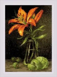 Lily and Lime- Riolis Counted Cross Stitch Kit w/14 Ct. Aida New