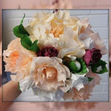 Peony and Rose Bridal Bouquet