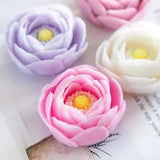 Silicone Peony Mold DIY Silicone Soap Molds Soap Making Candle Mold Fondant 1PC