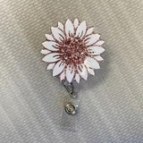 Sunflower Badge Reel | Badge Reel | Nursing Badge