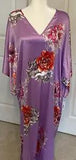 NEW! N NATORI SILKY LAVENDER FLORAL ???PEONY ??? CAFTAN/ SIZE SMALL / $84/GREAT GIFT