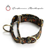 Martingale Dog Collar 100% Cotton Handsewn Summer Collar Puppy Dog gifts Sunflowers 514