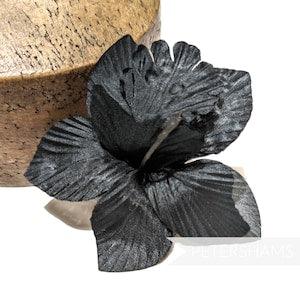 Coco Silk Orchid Millinery Flower Hat Mount for Millinery - Black