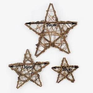 10cm 20cm Dried Star frame Artificial flowers Christmas decoration For Home...