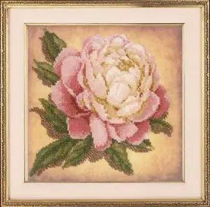 Riolis counted cross stitch Kit Peony, DIY