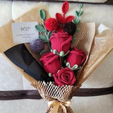 Personalized Gifts, Christmas Gifts, Birthday Gifts, Gifts for Wife, Gifts for Her, Anniversary Gifts, Gifts for Mom,Crochet Rose