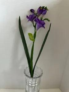 Purple  Artificial Flower Decor Fake 23 in stem