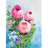 Peony Painting Impasto Painting on canvas Peonies Wall art, Flower Oil Painting Bouquet Still life Painting Handmade home decor,