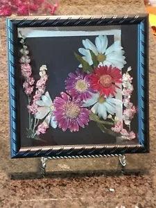 DRIED FLOWER ART, HOLIDAY GIFT, CHILD GIFT, HOME DECOR, FAIRY, UNICORN,