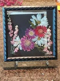 DRIED FLOWER ART, HOLIDAY GIFT, CHILD GIFT, HOME DECOR, FAIRY, UNICORN,