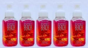 5 Bath & Body Works SUNSET BEACH COCONUT BLOSSOM LILY VANILLA Gentle Hand Soap