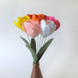 Felt Flower - Tulip in the Colour of Your Choice