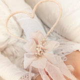 White and Blush Bouquet Alternative Wedding Wand Flower Girl and Bridesmaid Gift Bridal Party Gifts Wedding Gift for Her Luxury Bridal Gift