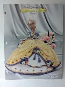 Annie's Attic FLOWER GARDEN COLLECTION CARNATION Crochet Doll Dress Pattern 8801