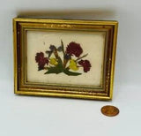 Vintage Pressed Flower Artwork Austria Floralp Tyrol Dried Florals Cottagecore