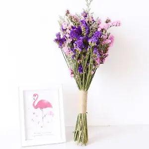 Baosity Dried Flowers Bouquet Dried Plants Flower Ornaments for Wedding Home