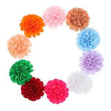 10 Pcs Carnation Cloth Flower Cleanse Puppy Charm Pet Necktie Collar