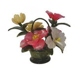 Basket of Jade Peony Flowers