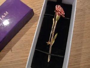 Buckingham Jewellery Carnation Broach - Boxed