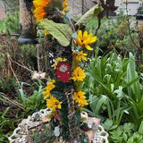 Sunflower, 3 tier, Fairy Lodging for tiny friends