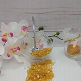 Crushed glass sunflower yellow glass chips - mirror - glitter gravel - resin - crush jewel - crush crystals - geode - epoxy