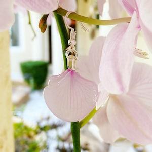 Pink Orchid Earring Orchid Jewelry Phalaenopsis Orchid Orchid Flower Flower Jewelry Orchid Plant Mother's Day Gift Plant Lover Gift
