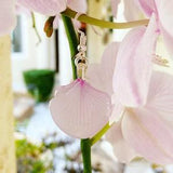 Pink Orchid Earring Orchid Jewelry Phalaenopsis Orchid Orchid Flower Flower Jewelry Orchid Plant Mother's Day Gift Plant Lover Gift