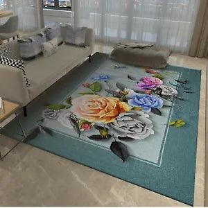 3D Color Peony Flower NAO279 Game Rug Mat Elegant Photo Carpet Mat Fay