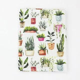 Floral, Plants pattern, Tropical Plants, Flower printed Cotton Fabric by the yard, 110cm wide, Cotton material, Sewing, DTP, DYI, Korea, pot