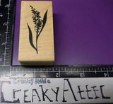 LILY WILD FLOWER PLUME GRASS STEM RUBBER STAMP ENDLESS CREATIONS G16 CREAKYATTIC