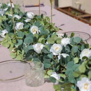 Artificial Flowers Garland Fake Eucalyptus Vine Greenery Hanging Wedding Party