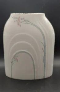 Royal Doulton Art Vase Oval Carnation Bone China Flower Vase 1982