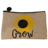 Grow Sunflower Cosmetic Bag