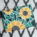 Sunflowers Mosaic Card