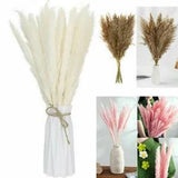 20PCS Artificial Dried Grass Reed Flower Natural Wedding Bouquet Home Decoration