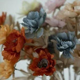 1pc hibiscus peony artificial silk flower wedding party home decor fake flowers