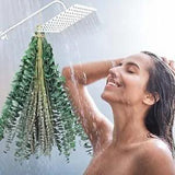 115 PCS Dried Eucalyptus Stems with Lavender Flowers Bundle for Shower, 17''